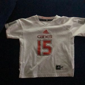 Kids 4T Miami Hurricanes Jersey